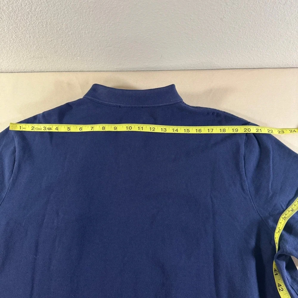 Polo Ralph Lauren Men's Big Pony Polo Shirt Navy Blue Green Stripe‎ Rugby XXL - Picture 5 of 15